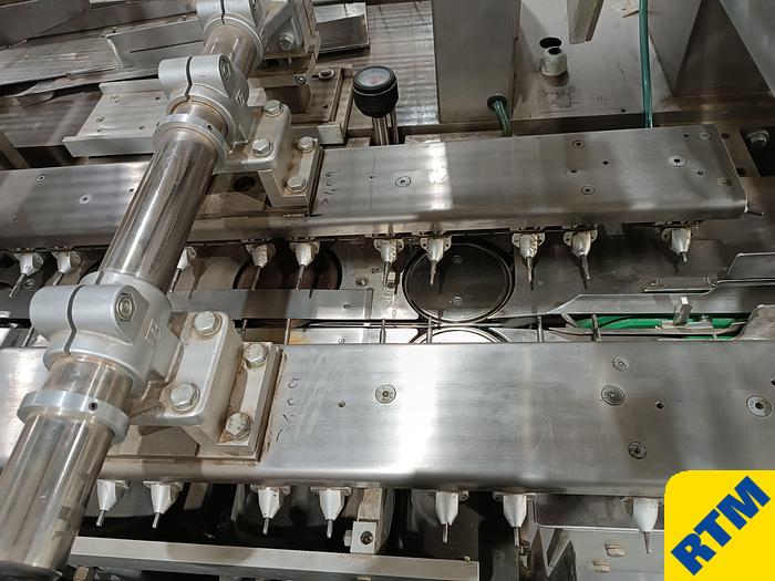 Used (4) Biscuit on-edge flowpack wrappers