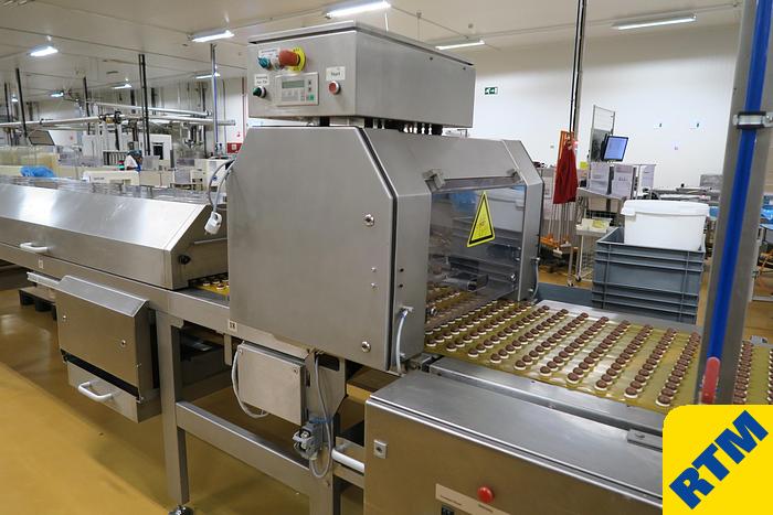 Used PRALINE DEPOSITING, EXTRUDING/FORMING & CHOCOLATE COATING LINE