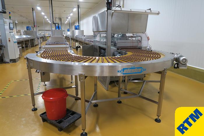 Used PRALINE DEPOSITING, EXTRUDING/FORMING & CHOCOLATE COATING LINE