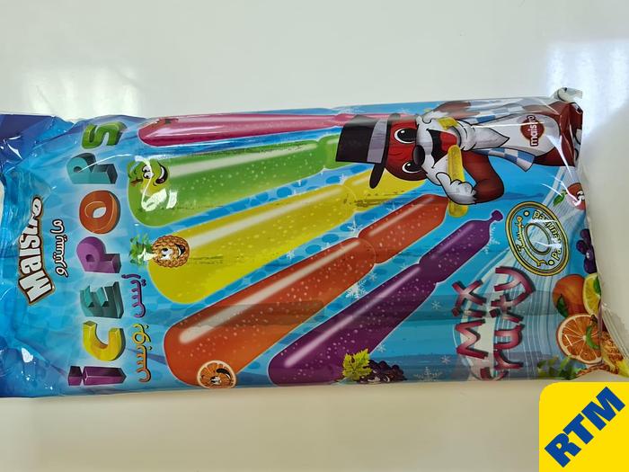 Used ICE LOLLY/ POP LINE For lollies in plastic tubes of 90ml volume