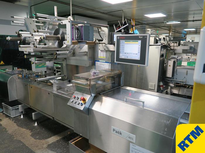 Used BISCUIT / BAR FLOWPACKING AND CARTONNING PACKING LINE