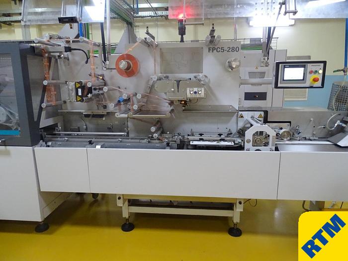 Used (2) HIGH SPEED COMBINATION CANDY FOLD WRAPPERS WITH INTEGRATED FLOWPACK WRAPPING