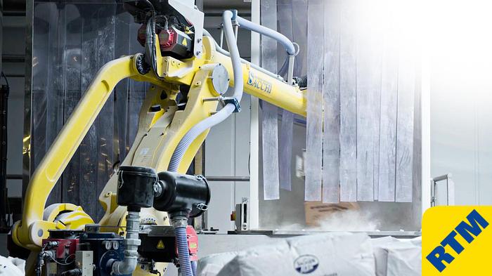 Used Robot Debagging Station for 25kg sacks