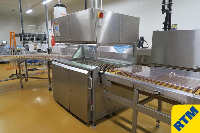 Used PRALINE DEPOSITING, EXTRUDING/FORMING & CHOCOLATE COATING LINE