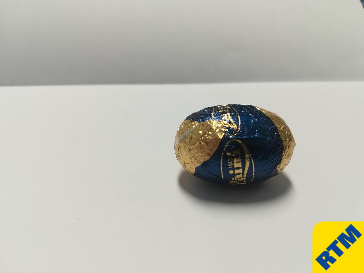 Used Chocolate Foil Wrapper