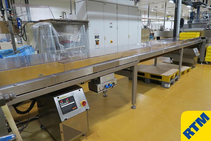Used PRALINE DEPOSITING, EXTRUDING/FORMING & CHOCOLATE COATING LINE