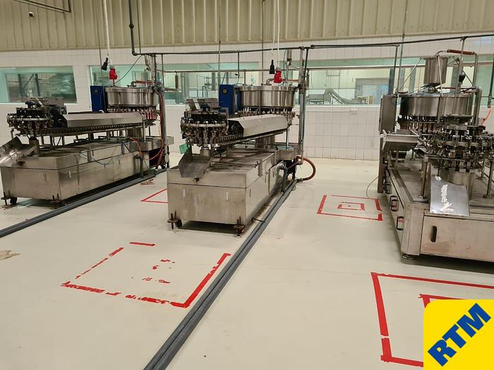 Used ICE LOLLY/ POP LINE For lollies in plastic tubes of 90ml volume