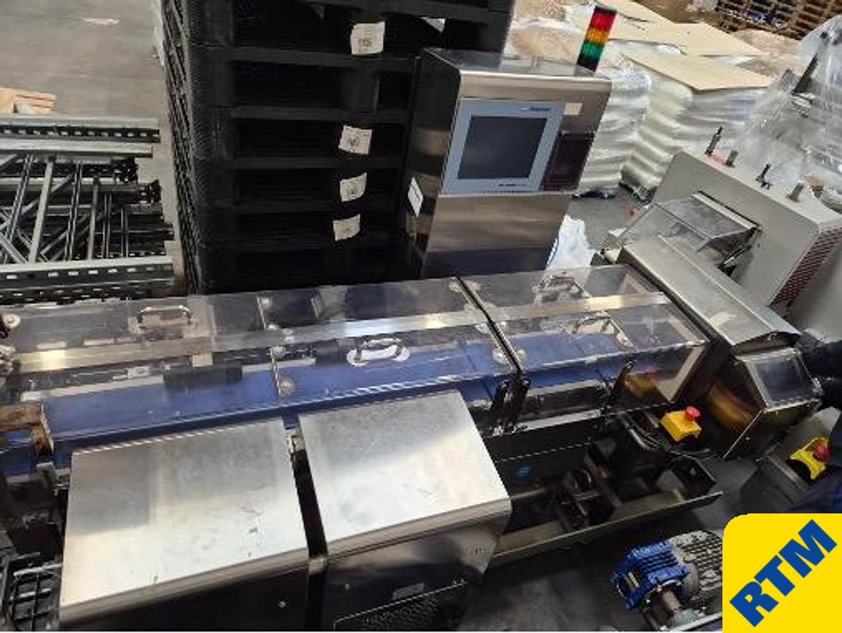 Used Combination Metal Detector-Checkweigher