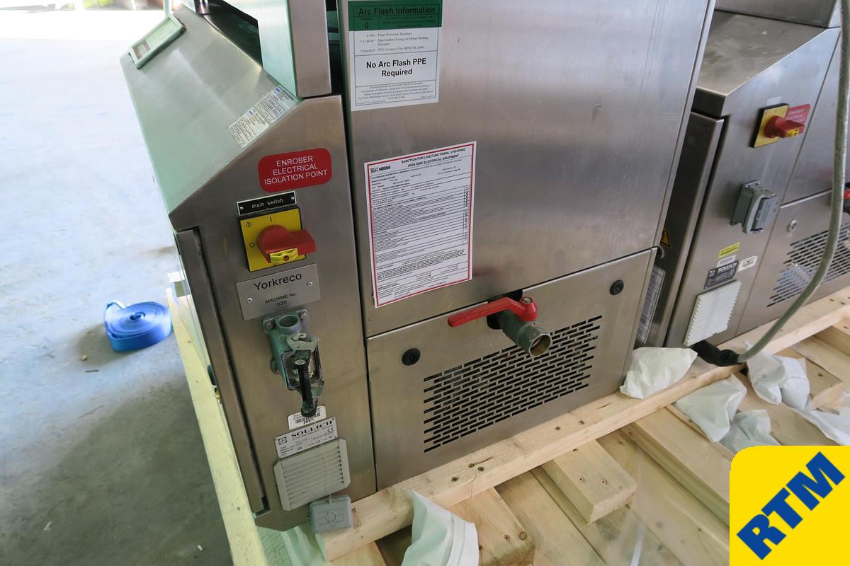 Used (2) Chocolate Enrobers