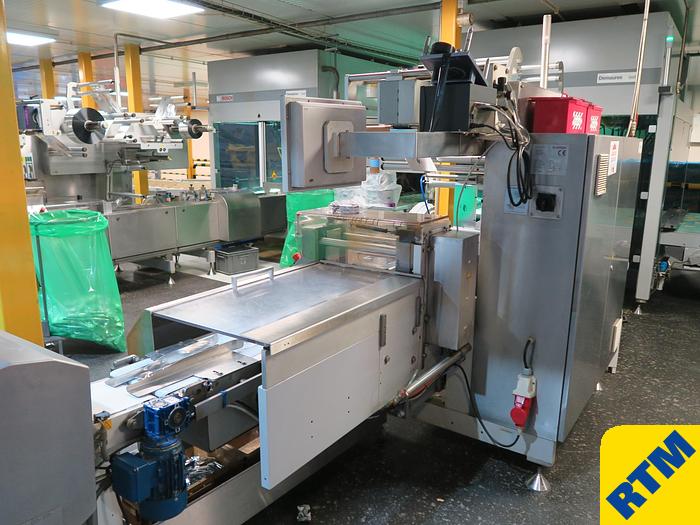 Used BISCUIT / BAR FLOWPACKING AND CARTONNING PACKING LINE