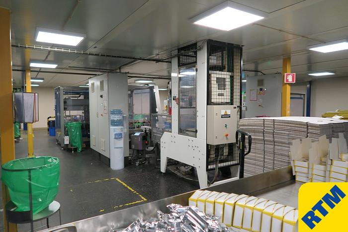 Used BISCUIT / BAR FLOWPACKING AND CARTONNING PACKING LINE