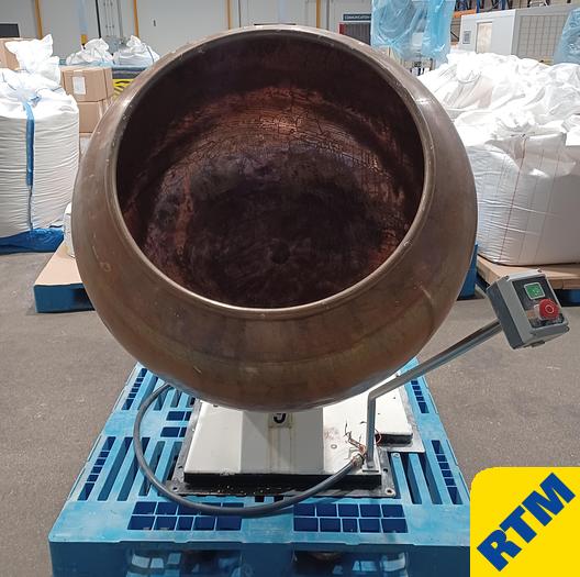 Used (5) Copper Coating Pans