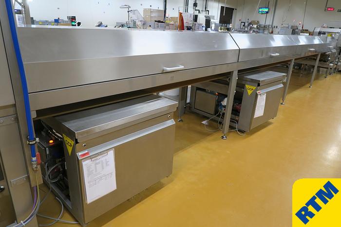 Used PRALINE DEPOSITING, EXTRUDING/FORMING & CHOCOLATE COATING LINE