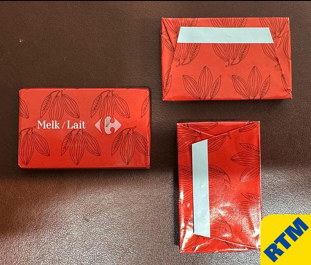 Used Chocolate Neapolitan Wrapper