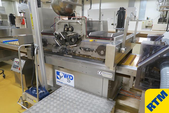 Used PRALINE DEPOSITING, EXTRUDING/FORMING & CHOCOLATE COATING LINE