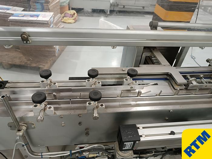 Used (4) Biscuit on-edge flowpack wrappers