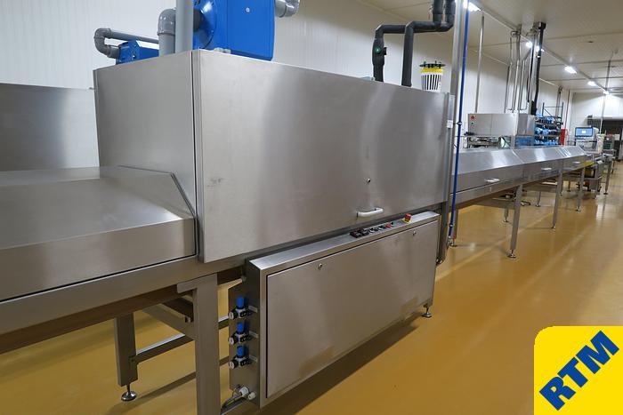 Used PRALINE DEPOSITING, EXTRUDING/FORMING & CHOCOLATE COATING LINE