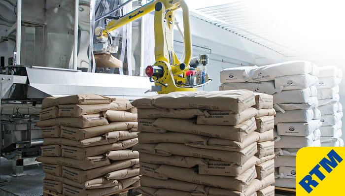 Used Robot Debagging Station for 25kg sacks