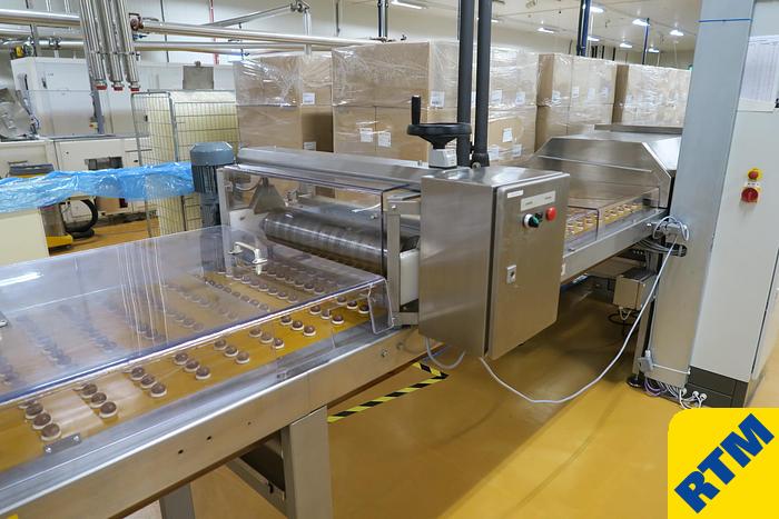 Used PRALINE DEPOSITING, EXTRUDING/FORMING & CHOCOLATE COATING LINE