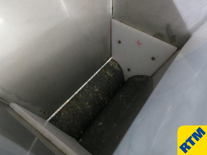 Used (2) stone 3-roll refiners