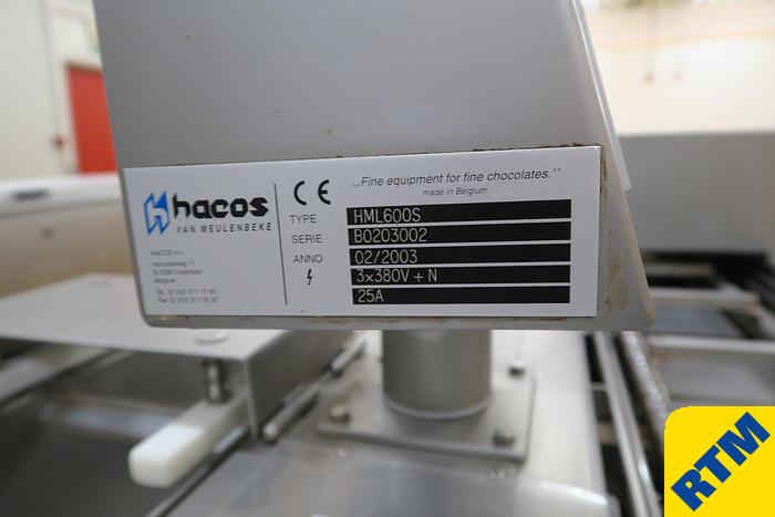 Used Chocolate Moulding Plant  - FOR SOLID BARS, AND CHOCOLATE PRALINE OR BAR SHELLS