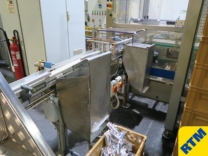 Used BISCUIT / BAR FLOWPACKING AND CARTONNING PACKING LINE