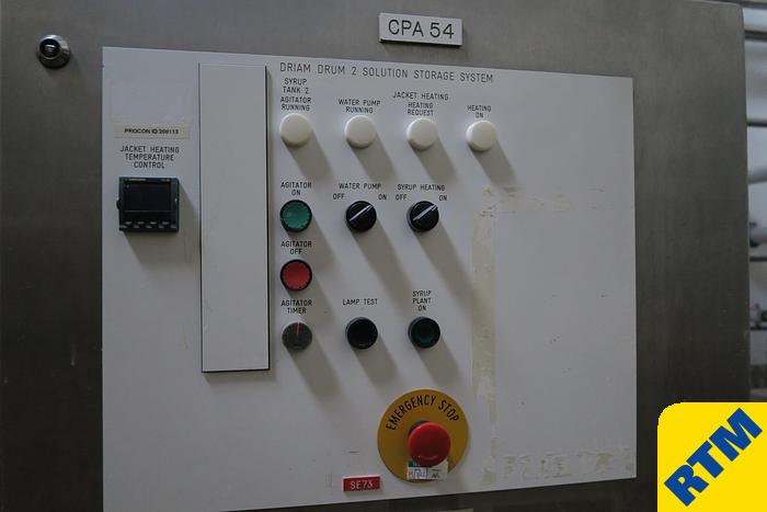 Used Lot 24 - COATED CANDY DEPARTMENT - Coating Drums