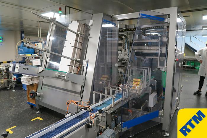 Used BISCUIT / BAR FLOWPACKING AND CARTONNING PACKING LINE