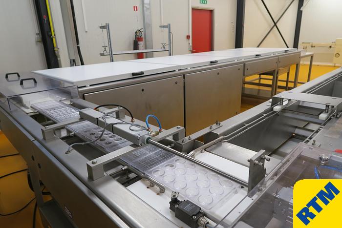 Used Chocolate Moulding Plant  - FOR SOLID BARS, AND CHOCOLATE PRALINE OR BAR SHELLS