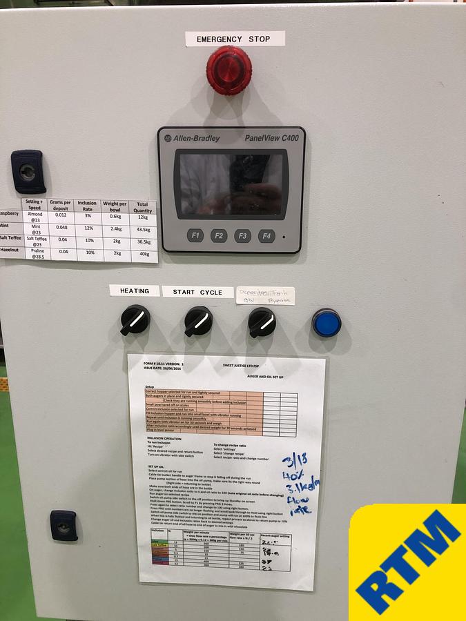 Used Chocolate Moulding Line