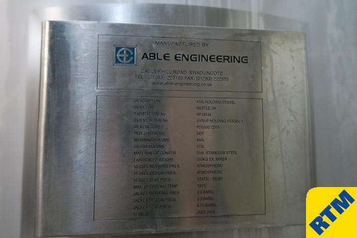 Used Lot 24 - COATED CANDY DEPARTMENT - Coating Drums