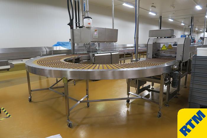 Used PRALINE DEPOSITING, EXTRUDING/FORMING & CHOCOLATE COATING LINE