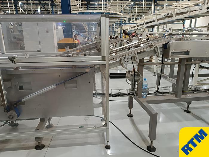 Used (4) Biscuit on-edge flowpack wrappers