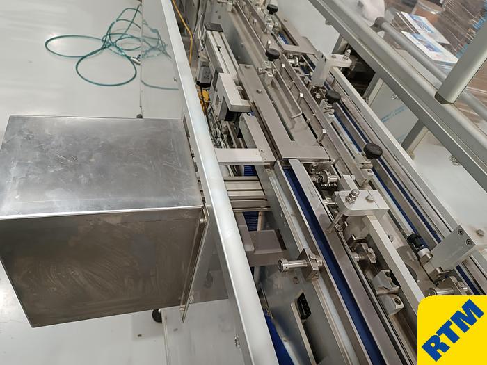 Used (4) Biscuit on-edge flowpack wrappers