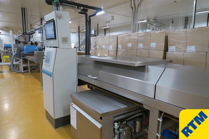 Used PRALINE DEPOSITING, EXTRUDING/FORMING & CHOCOLATE COATING LINE