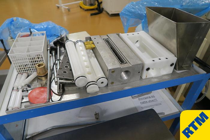 Used PRALINE DEPOSITING/ENROBING LINE