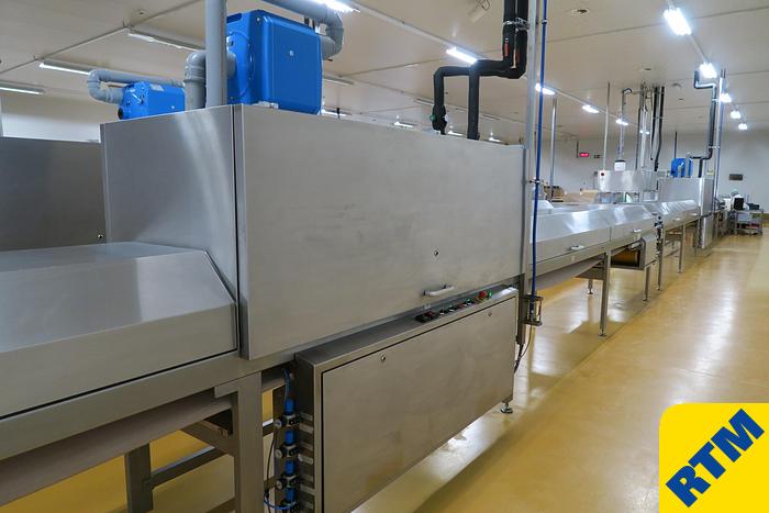 Used PRALINE DEPOSITING, EXTRUDING/FORMING & CHOCOLATE COATING LINE
