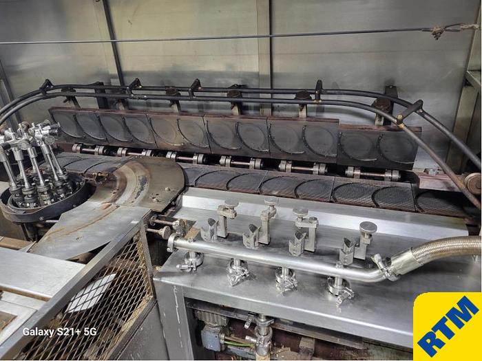 Used (2) Rolled Wafer Cone Ovens