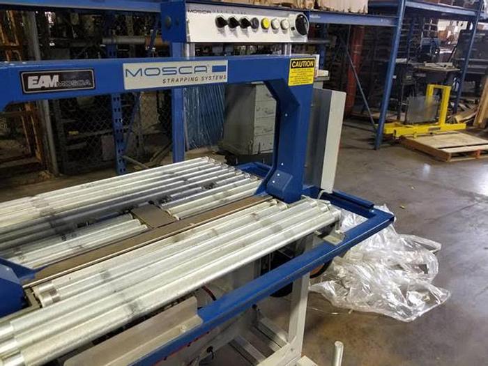 Used MOSCA RO-TRC3 INLINE AUTOMATIC CASE STRAPPER
