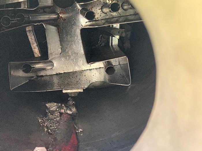 Used Column, 42" x 7' + 18" x 13', S/st, SRS Engineering, #S743631