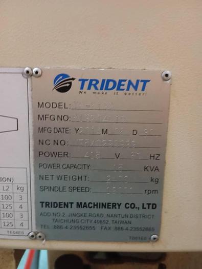 Used 2014 TRIDENT TR-5132 CNC Tapping Center Machine