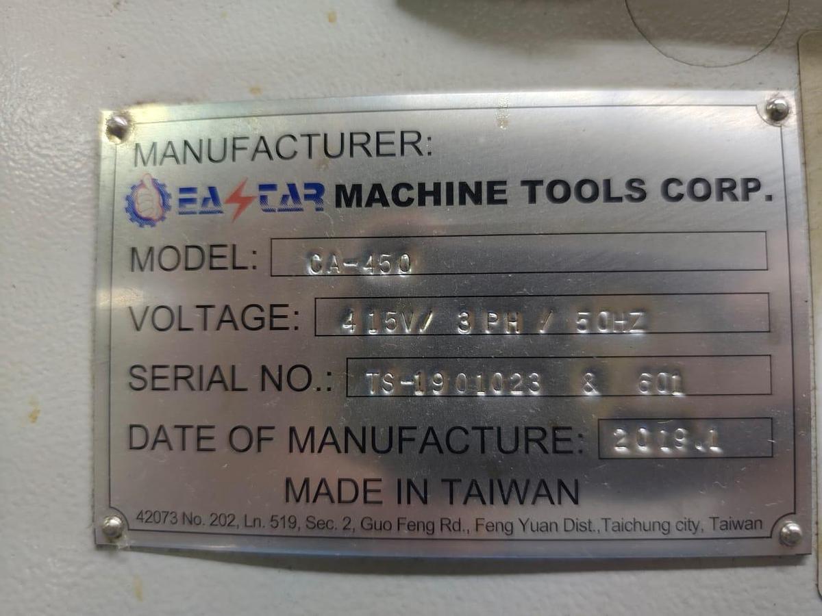 Used 2019 EASTAR CA-450 GEAR HOBBING MACHINE