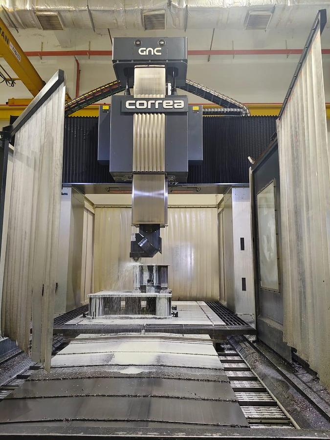 Used 2017 Correa FOX Bridge type CNC milling machine