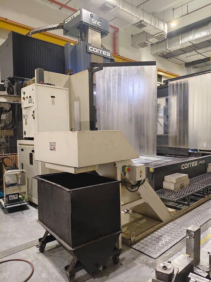 Used 2017 Correa FOX Bridge type CNC milling machine