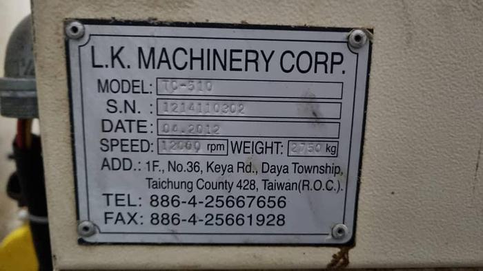 Used 2011 LK TC-510 CNC DRILL AND TAP MILLING MACHINE