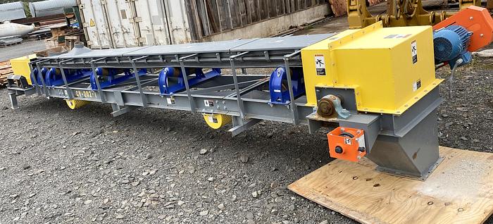Used 2017 20 ft troughing conveyor , used 20 ft x 18” belt conveyor, Thomas conveyor company 20ft x 18"
