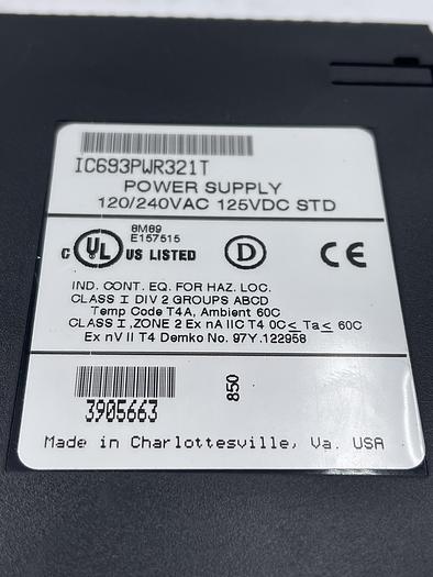 Used GE IC693PWR321T