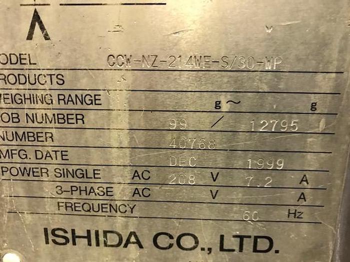 Used 1999 ISHIDA NZ SERIES DIMPLED SCALE