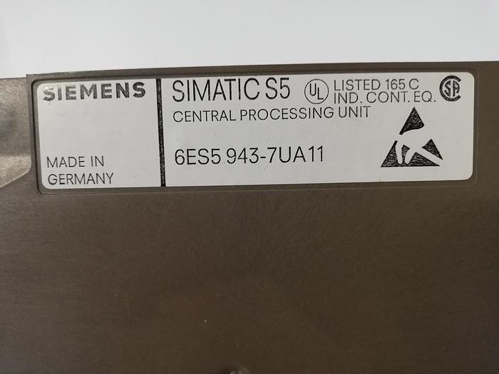 Used Siemens SIMATIC 6ES5 943-7UA11