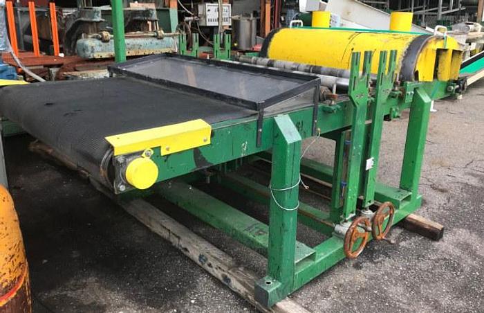 Used 50 WIDE x 10 LONG CLEANING BRUSH CONVEYOR